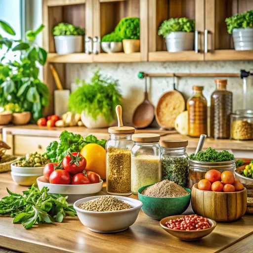 Planificación de comidas saludables con alimentos naturales